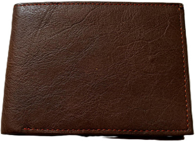 TVAK Men Formal, Travel, Trendy, Ethnic Brown Genuine Leather Wallet(4 Card Slots)