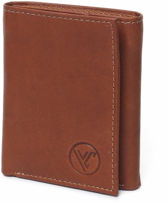 Yellowcoin Men Casual, Formal, Travel Brown Genuine Leather Wallet(10 Card Slots)