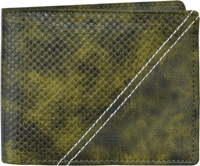 SOPARK Men Casual, Evening/Party, Formal Green Artificial Leather Wallet(4 Card Slots)