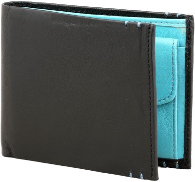 PANTHER Men Black, Multicolor Genuine Leather Wallet(3 Card Slots)