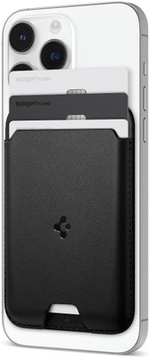 BITWEAVE Men & Women Casual Black Genuine Leather Card Holder(1 Card Slot)