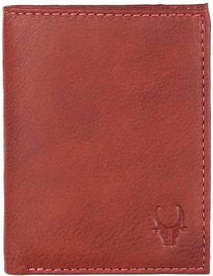 WILDHORN Men Casual, Formal, Travel Maroon Genuine Leather Wallet(6 Card Slots)