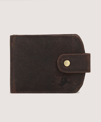 WildStitch Men Casual Brown Genuine Leather Wallet(6 Card Slots)