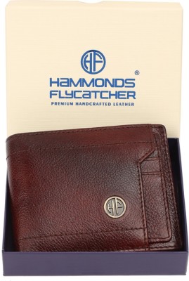 Hammonds Flycatcher Men Casual, Formal, Evening/Party, Travel, Trendy Brown Genuine Leather Wallet(6 Card Slots)