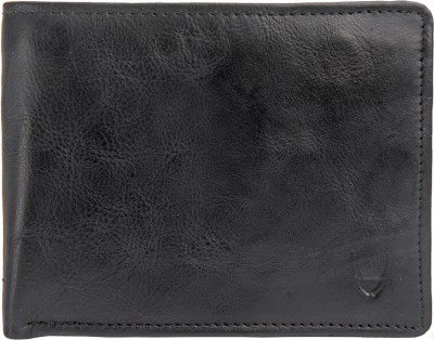 HIDESIGN Men Casual Black Genuine Leather Wallet(6 Card Slots)