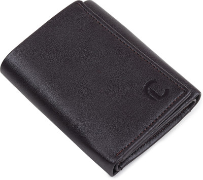 CRAFTLINE Men Casual Brown Artificial Leather Wallet(4 Card Slots)