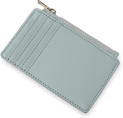 METRONAUT Women Casual Blue Artificial Leather Card Holder(5 Card Slots)