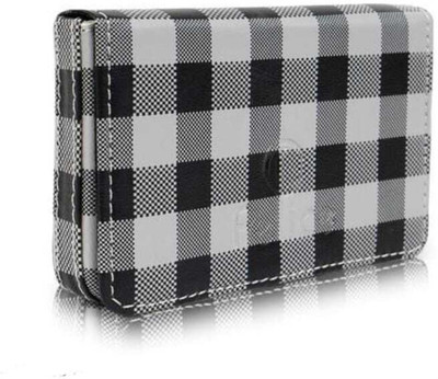 IXORA Men Black Artificial Leather Card Holder(9 Card Slots)