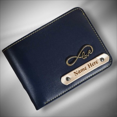 Mizi Craft Men Casual, Formal, Travel, Trendy, Evening/Party Blue Artificial Leather Wallet(3 Card Slots)