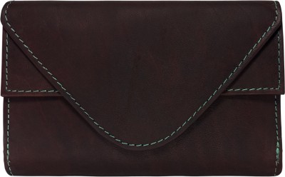 MANDAVA Women Casual, Evening/Party, Formal, Travel, Trendy Brown Genuine Leather Wallet(8 Card Slots)