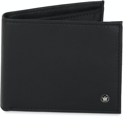 LOUIS PHILIPPE Men Black Artificial Leather Wallet(6 Card Slots)