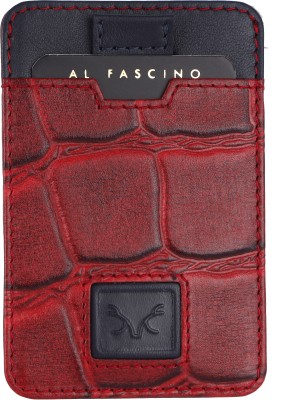 AL FASCINO Men & Women Casual, Travel, Ethnic, Evening/Party, Formal, Trendy Maroon Genuine Leather Wallet(3 Card Slots)