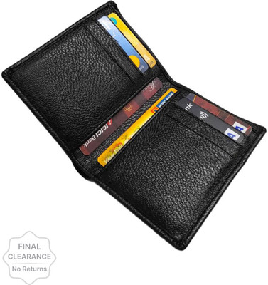 RURAL CRAFT 4 Card Holder(Set of 1, Black)