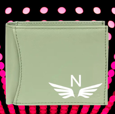 KEYUR Men Casual Green Artificial Leather Wallet(6 Card Slots)