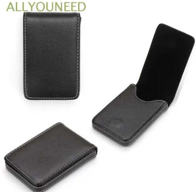 JONFY Men & Women Casual Black Artificial Leather Card Holder(10 Card Slots)