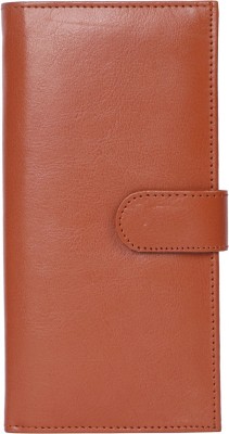 ROCKZONE Men & Women Travel Tan Artificial Leather Card Holder(11 Card Slots)