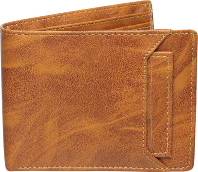 HENEDA Men Casual Tan Artificial Leather Wallet(5 Card Slots)