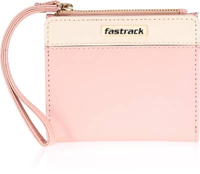 Fastrack Women Casual Pink Artificial Leather Wrist Wallet