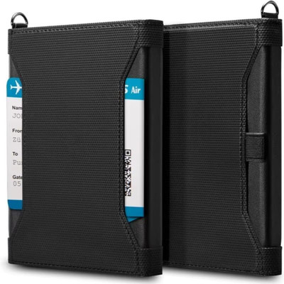 Tobo Men & Women Casual, Evening/Party, Travel, Trendy Black Artificial Leather Card Holder(4 Card Slots)
