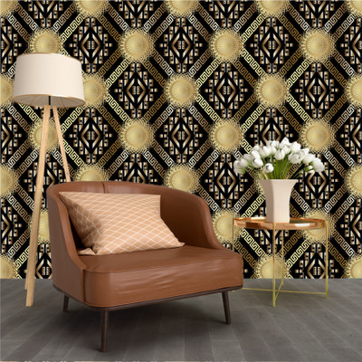 VWALL Abstract Multicolor Wallpaper(130 cm x 40 cm)