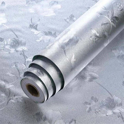 kirfiz Fantasy Silver Wallpaper(200 cm x 61 cm)