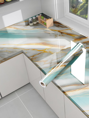Floppy Vinyl Decorative Multicolor Wallpaper(L x W: 60 cm x 200 cm)