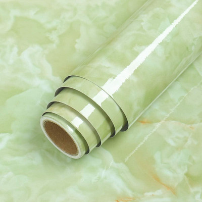 Darsh Enterprise Abstract White, Green Wallpaper(200 cm x 60 cm)