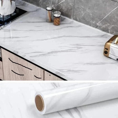 SOJITRA EXPORT Vinyl Classics White Wallpaper(L x W: 200 cm x 60 cm)