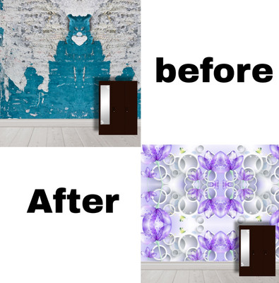 Decoreehouse Vinyl Decorative Multicolor Wallpaper(L x W: 200 cm x 40 cm)