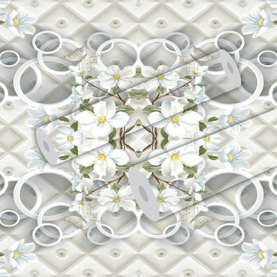wnd Abstract Multicolor Wallpaper(244 cm x 41 cm)