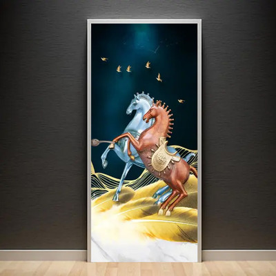 Aadee craft Vinyl Floral & Botanical Multicolor Wallpaper(L x W: 198.12 cm x 76.2 cm)