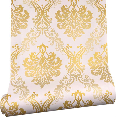 KAAF Vinyl Abstract Multicolor Wallpaper(L x W: 1000 cm x 45 cm)