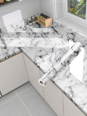 Onbet Vinyl Classics White Wallpaper(L x W: 200 cm x 60 cm)