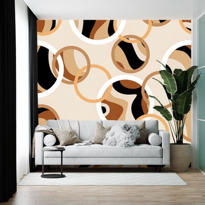wallpics Vinyl Abstract Multicolor Wallpaper(L x W: 500 cm x 35 cm)
