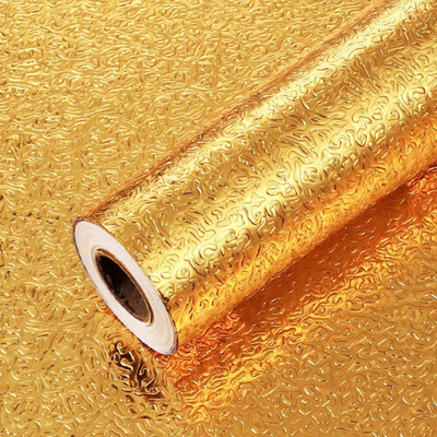 AirSoft Vinyl Architecture Gold Wallpaper(L x W: 200 cm x 60 cm)