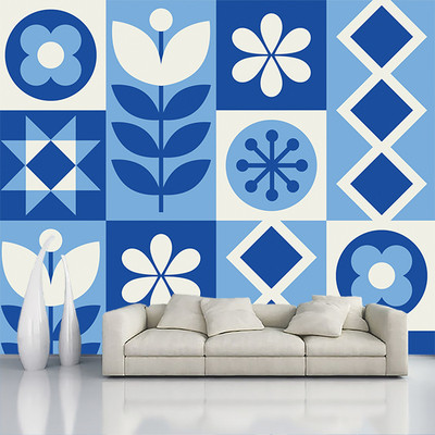 Creative Print Solution Floral & Botanical Multicolor Wallpaper(244 cm x 41 cm)