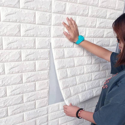 Diseno Decorative White Wallpaper(77 cm x 70 cm)
