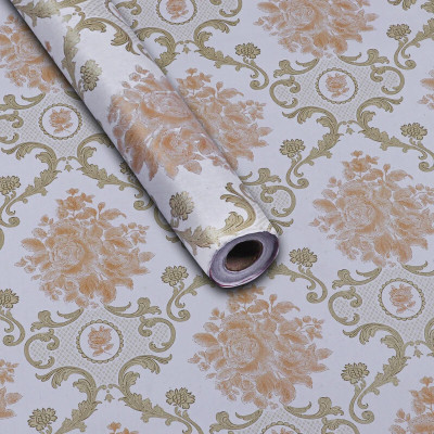 Vera Casa Vinyl Abstract Multicolor Wallpaper(L x W: 1000 cm x 45 cm)