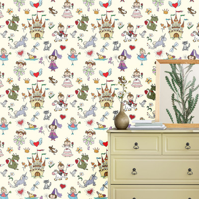 texoro Animation & Cartoons Multicolor Wallpaper(230 cm x 41 cm)