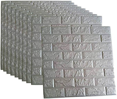 kichenkraft Vinyl Abstract Grey Wallpaper(L x W: 77 cm x 70 cm)