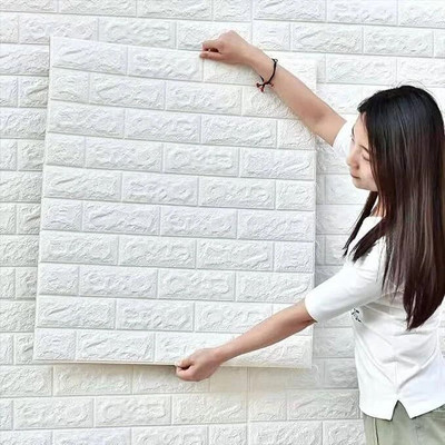 Ingorala Paper, Vinyl Decorative White Wallpaper(L x W: 77 cm x 77 cm)