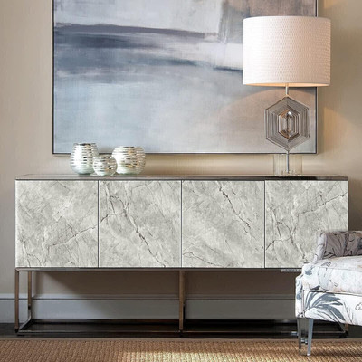 La Mejilla Abstract Grey Wallpaper(200 cm x 60 cm)