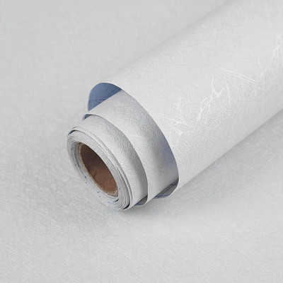 FOKRIM Vinyl Decorative White Wallpaper(L x W: 300 cm x 45 cm)