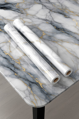 ORYA Vinyl Decorative Multicolor Wallpaper(L x W: 60 cm x 200 cm, Pack of 2)