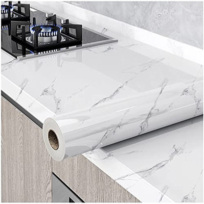 HSINER Vinyl Classics White Wallpaper(L x W: 200 cm x 60 cm)