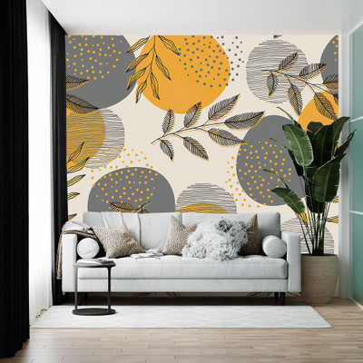 wallpics Vinyl Abstract Multicolor Wallpaper(L x W: 500 cm x 35 cm)