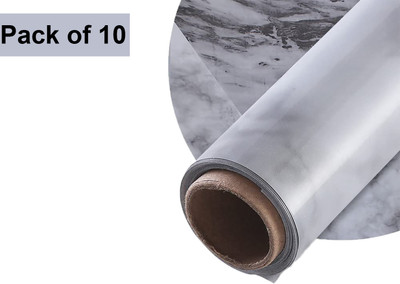 KUBER INDUSTRIES Decorative White Wallpaper(300 cm x 60 cm, Pack of 10)