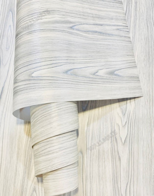 Wallmate Vinyl Decorative Grey Wallpaper(L x W: 30 cm x 152 cm)