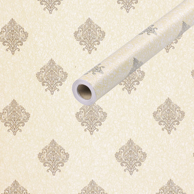 pixer Vinyl Decorative Beige Wallpaper(L x W: 600 cm x 40 cm)