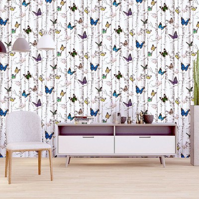 WolTop Abstract Multicolor Wallpaper(1000 cm x 40 cm)